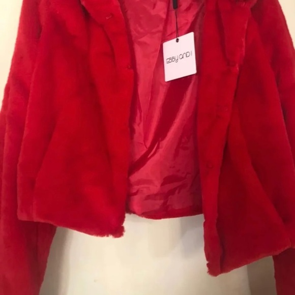 Ebby & I Faux Fir Jacket - Picture 2 of 5